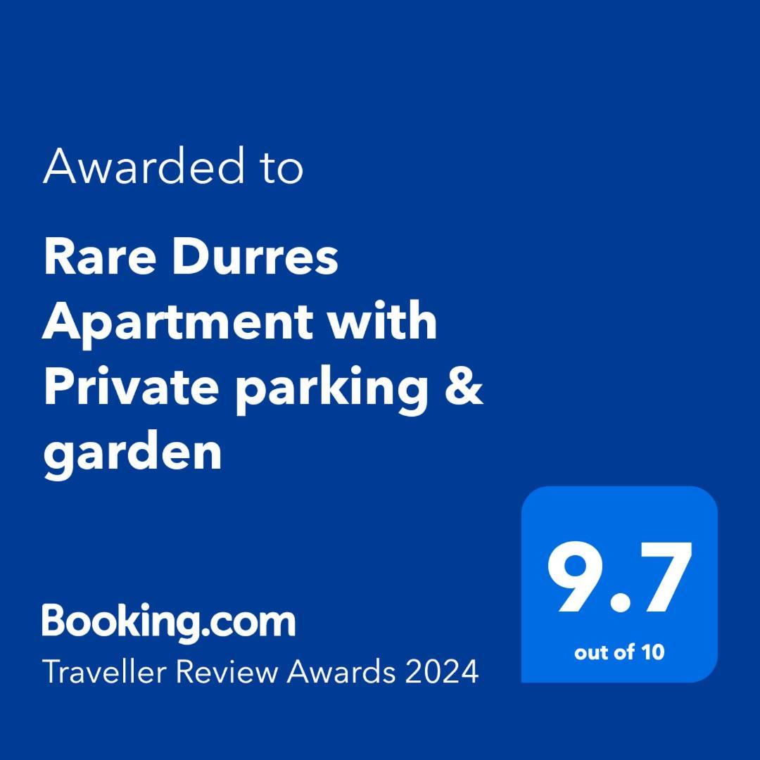 Rare Durres Apartment With Private Parking & Garden 외부 사진